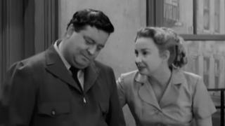 Alice Kramden and her husband in The Honeymooners.