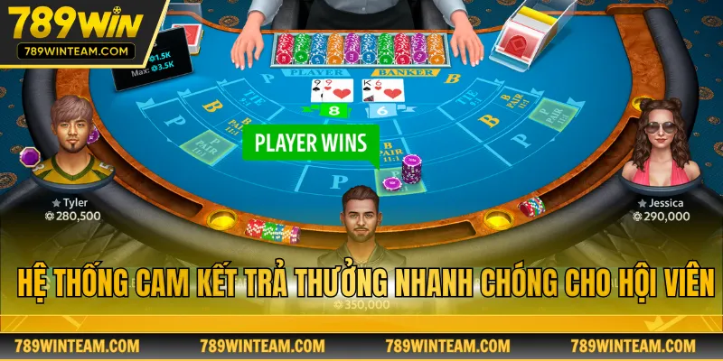 Hệ thống cam kết trả thưởng nhanh chóng cho hội viên